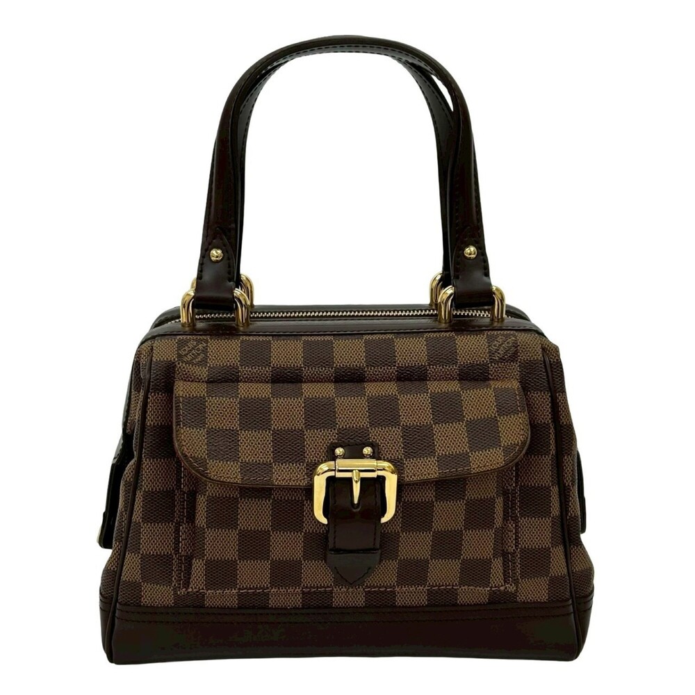 LOUIS VUITTON Authentic Brown Damier Leather Tote Bag